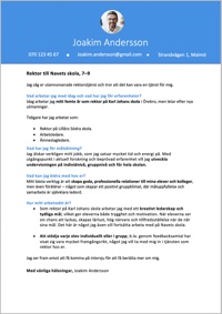 exempel på personligt brev